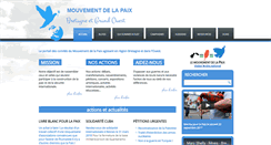 Desktop Screenshot of culturedelapaix.org